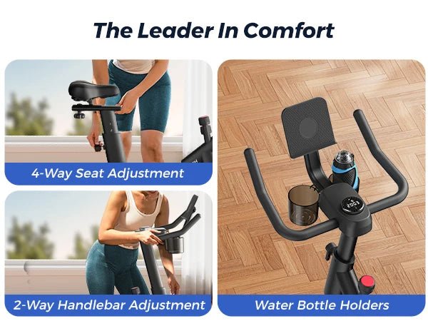 MERACH Indoor Cycling Bike S26B1 Low Noise Stationary with Tablet Mount