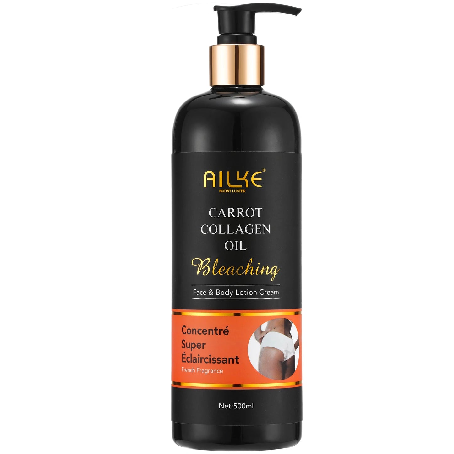 AILKE Whitening Body Lotion With Collagen And Carrot Oil