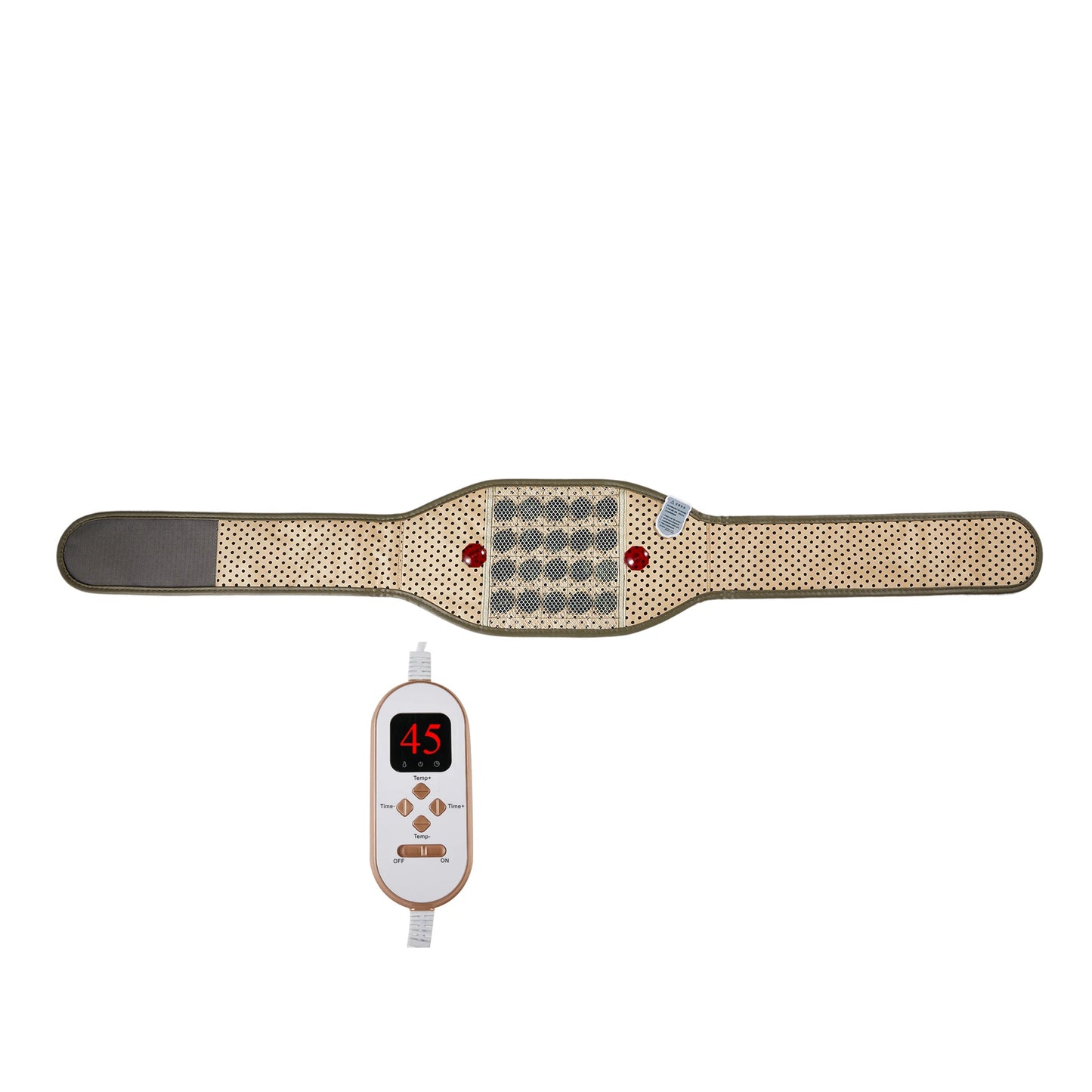 Natural Jades Tourmaline Infrared Heat Pad for Back Pain Relief