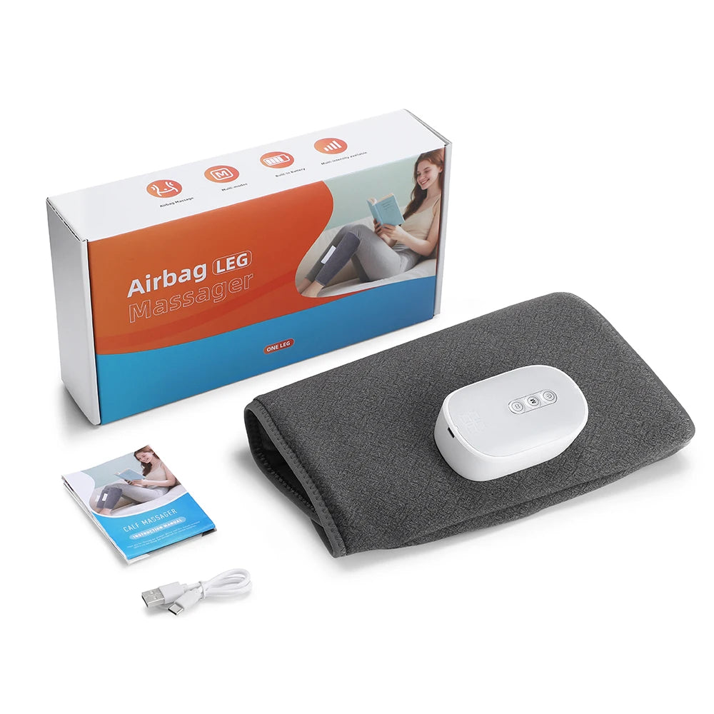 Wireless Air Pressure Calf Massager Electric 4/3 Mode Airbag Compresstion Leg Massage Foot Calf Muscle Relax Relieve Fatigue