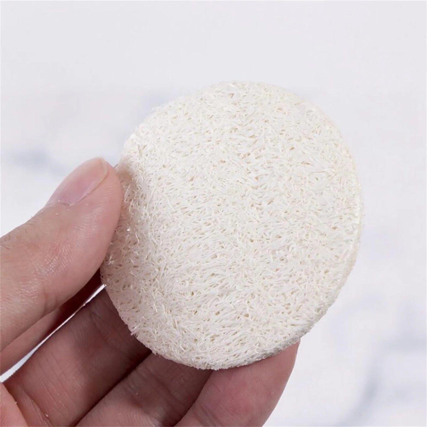 Natural Loofah Facial Scrub Pads 10 Pieces Exfoliating Body Spa