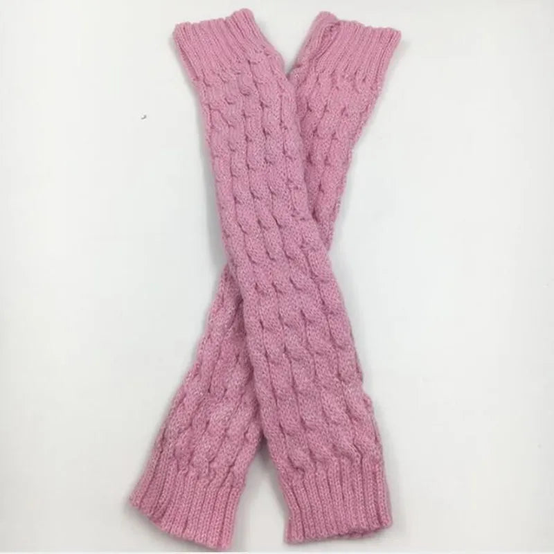 Toporchid Women Leg Warmers Knitted Acrylic Knee Pad Socks WinterThermalInsulated