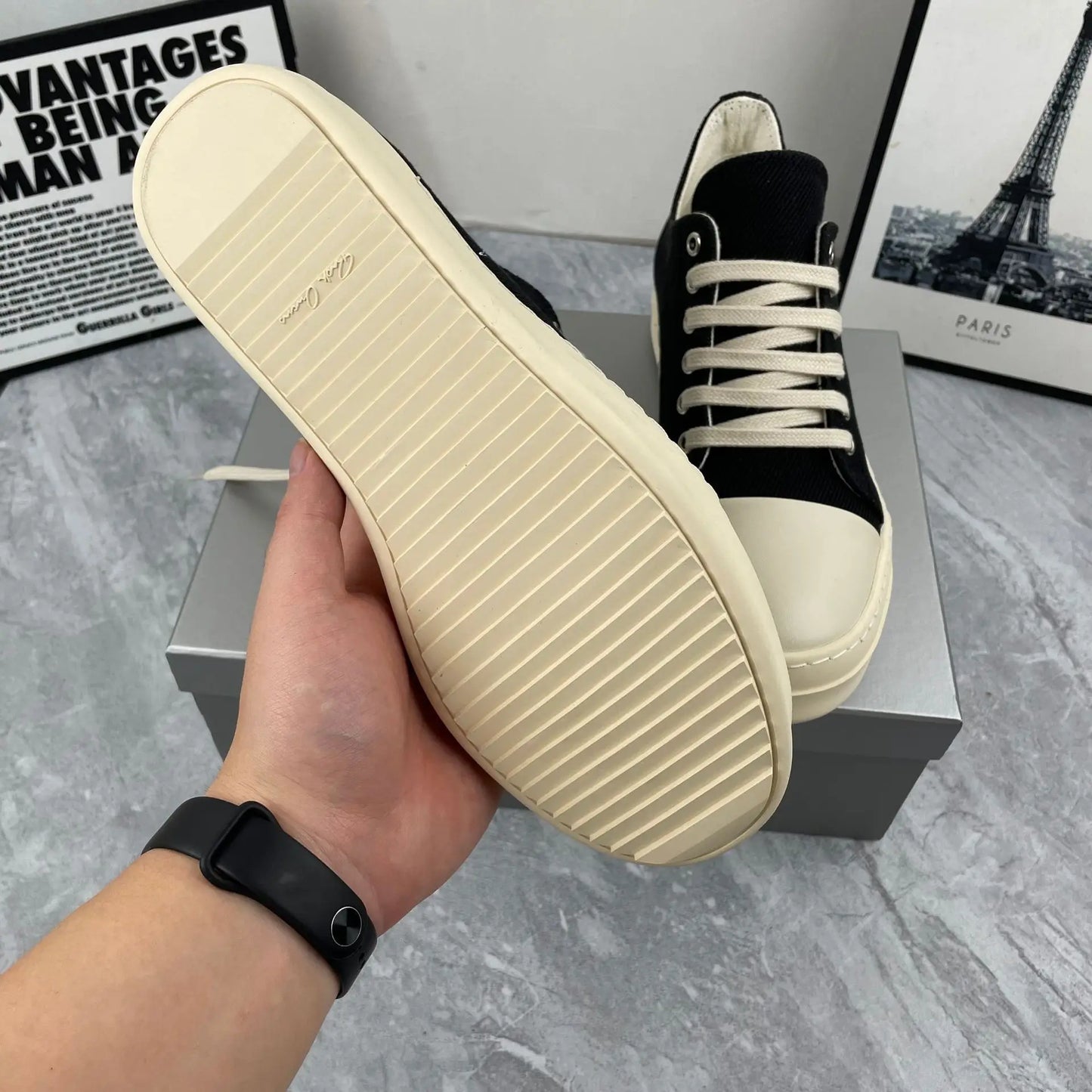 Unisex High Top Canvas Sneakers For Men Women Breathable Platform Trainers