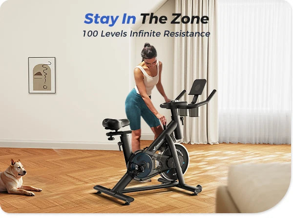 MERACH Indoor Cycling Bike S26B1 Low Noise Stationary with Tablet Mount