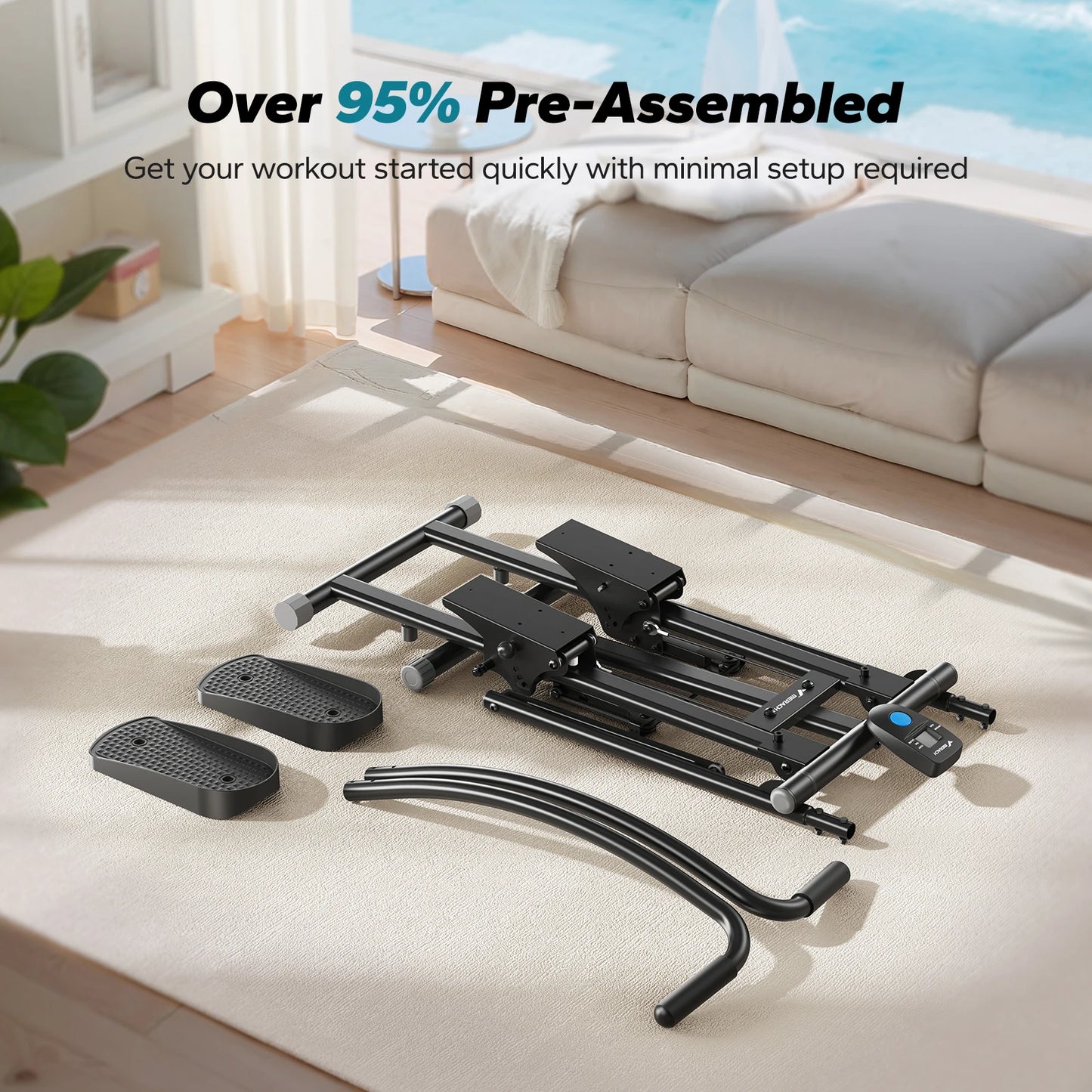 MERACH Stair Stepper Home Gym Full Body Workout Climber