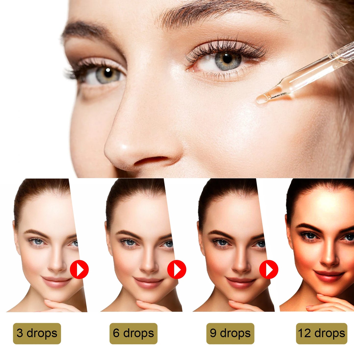Jaysuing Sunless Self Tanner Drops For Face And Body