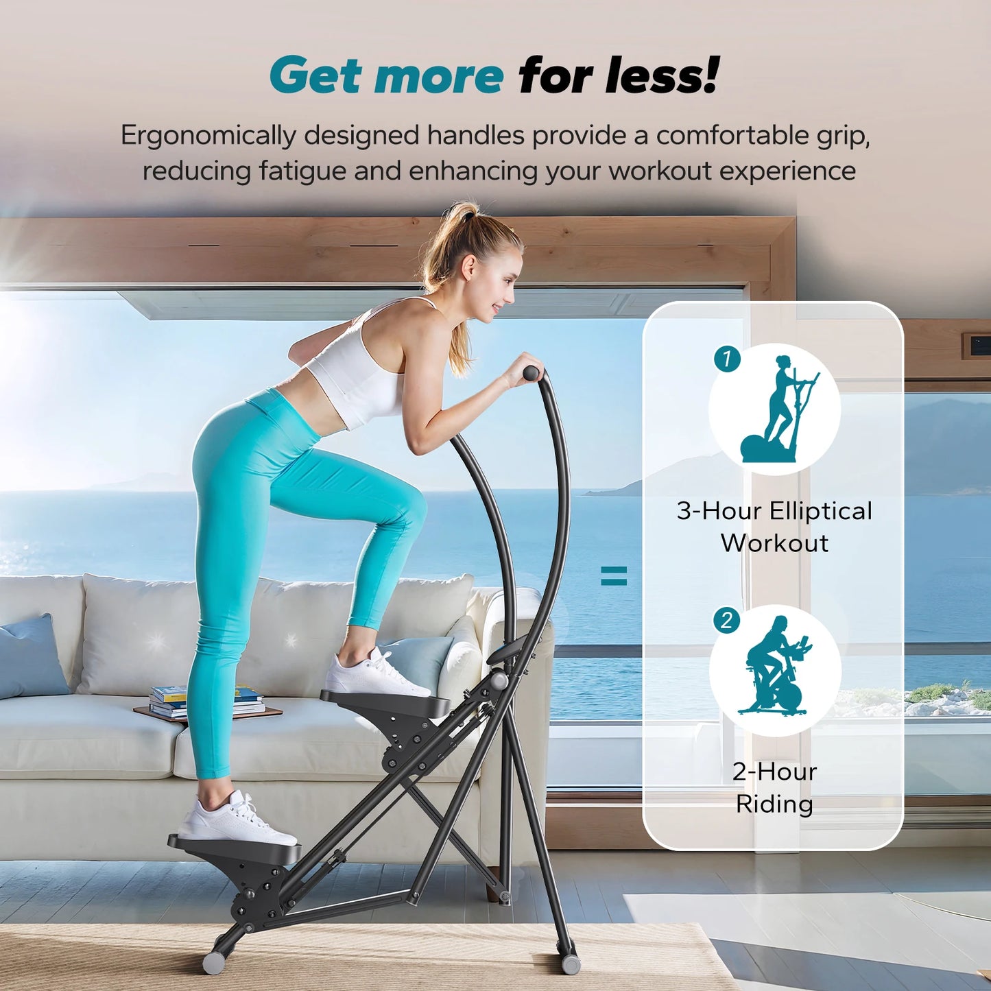 MERACH Stair Stepper for Home Gym Full Body Workout