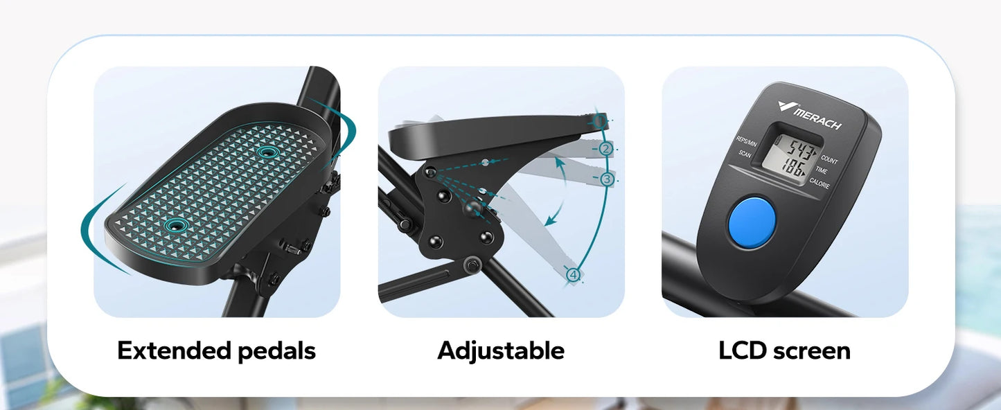 MERACH Stair Stepper Home Gym Full Body Workout Climber