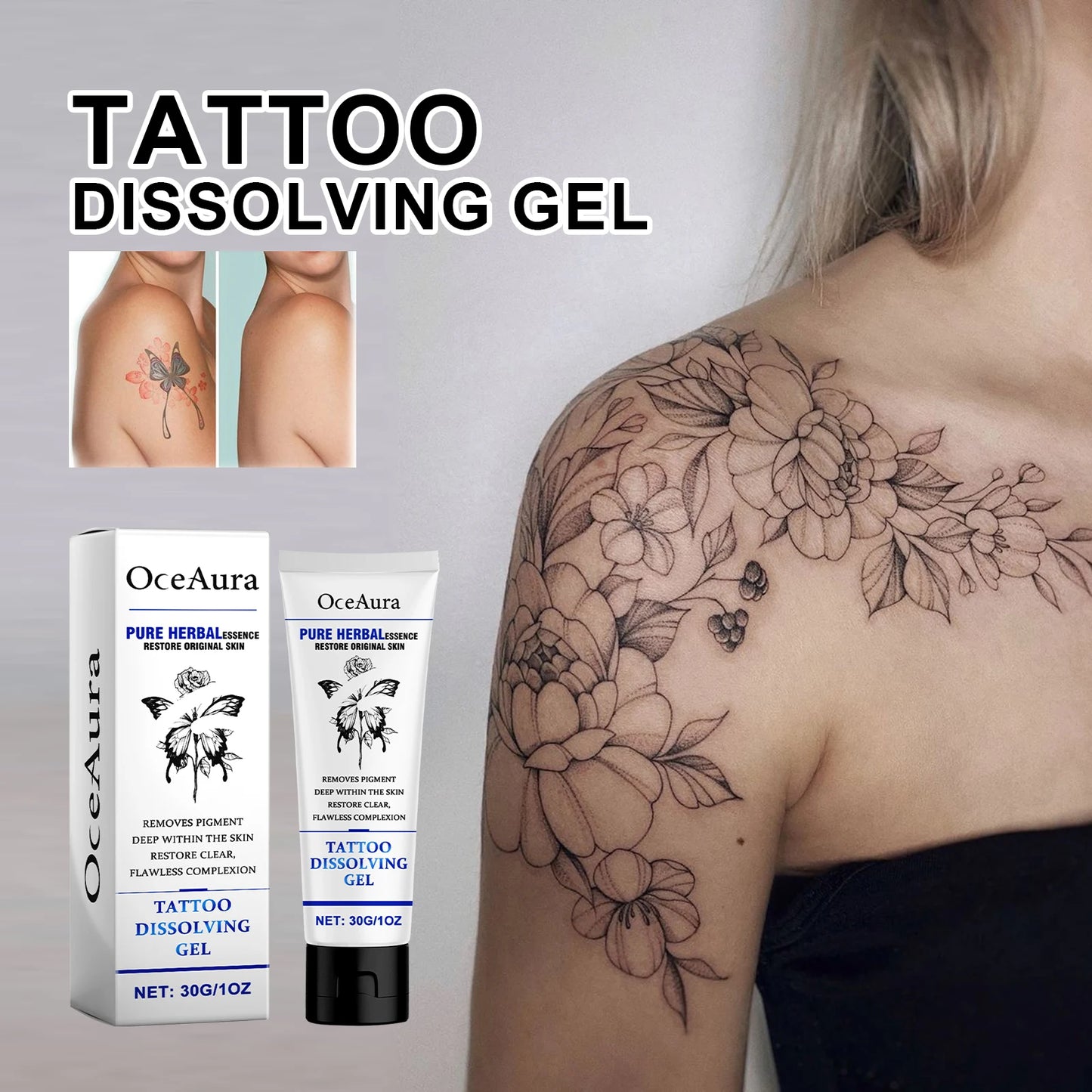 OceAura Tattoo Care Gel Nourishing Repair Skin Barrier