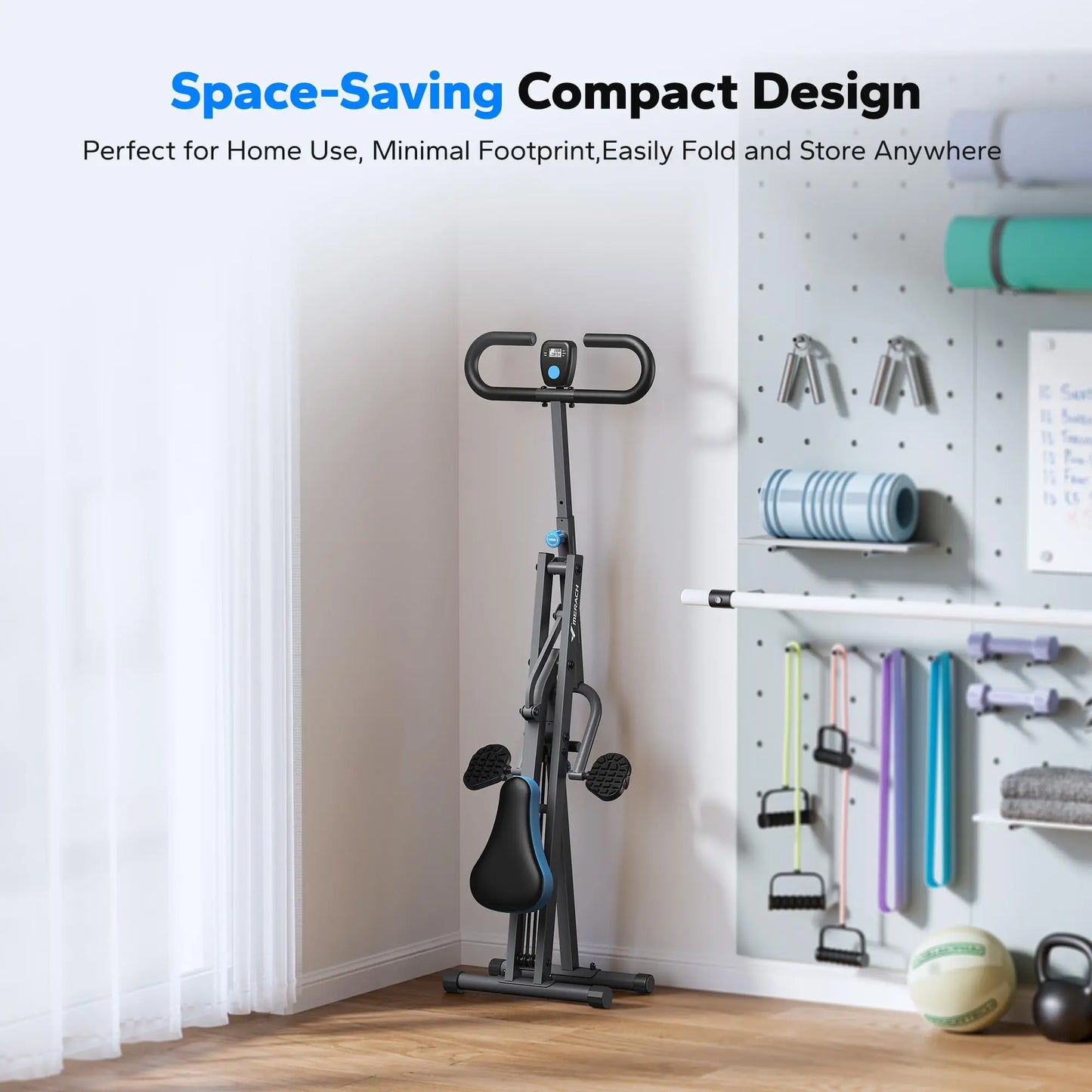 MERACH 2in1 Squat And Rowing Machine For Home Fitness