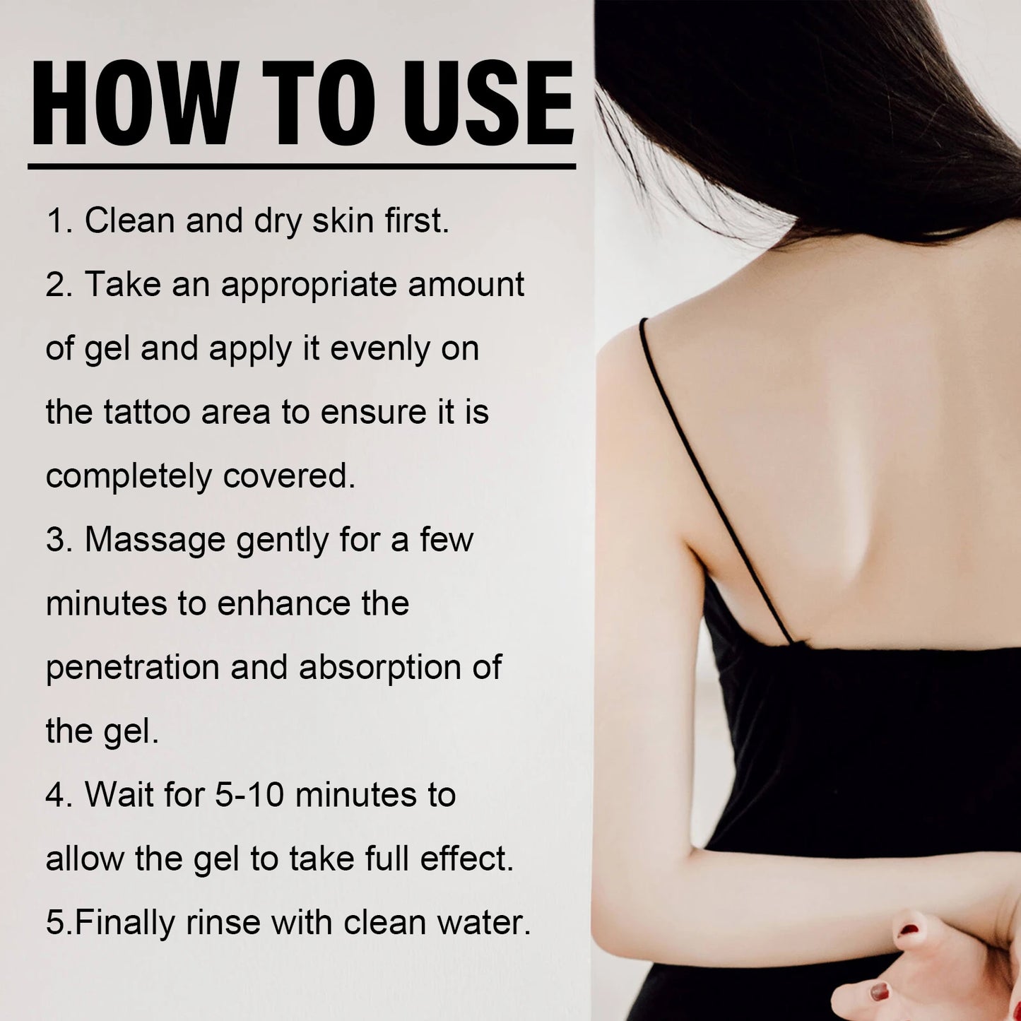 OceAura Tattoo Care Gel Nourishing Repair Skin Barrier