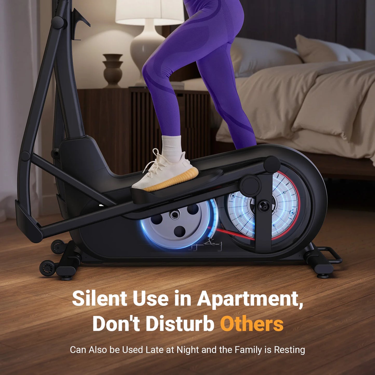 MERACH Elliptical Trainer With 8 Resistance Levels