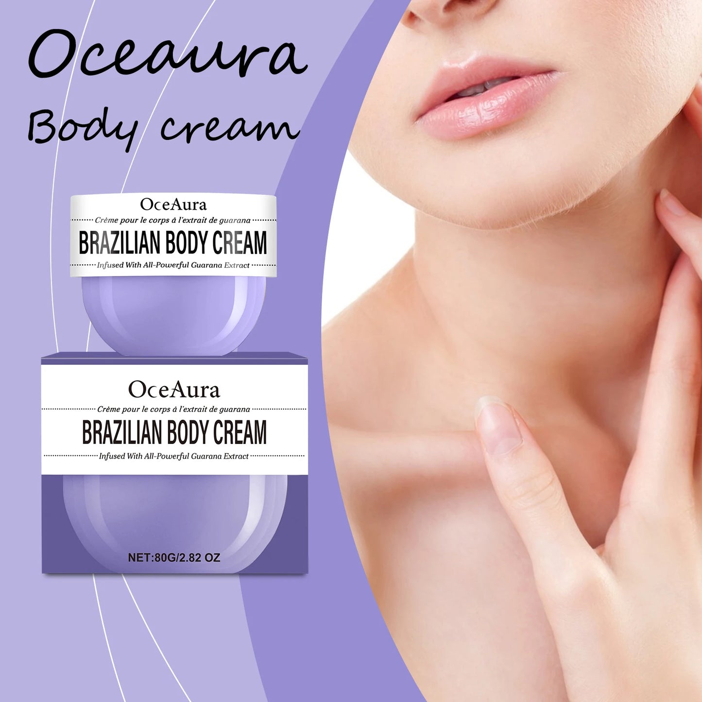 OceAura Body Skin Cream For Elasticity Firming And Nourishment