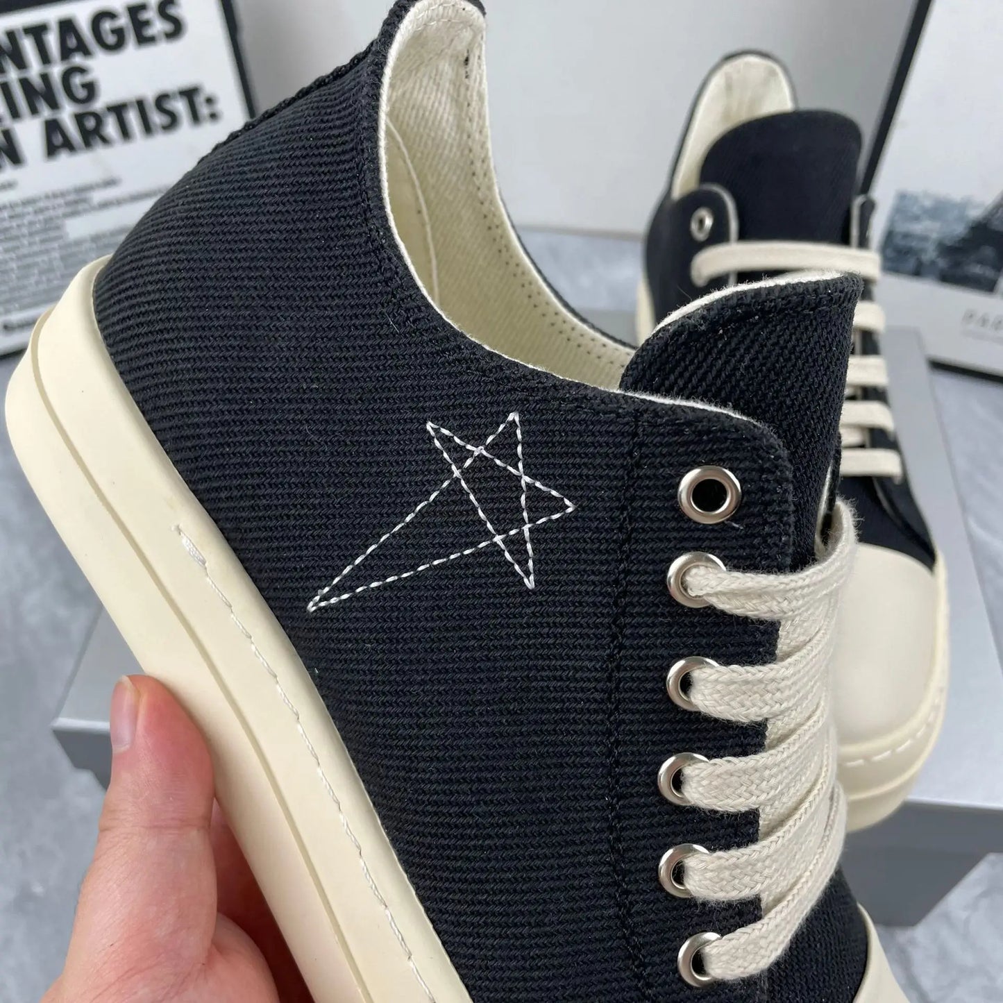 Unisex High Top Canvas Sneakers For Men Women Breathable Platform Trainers