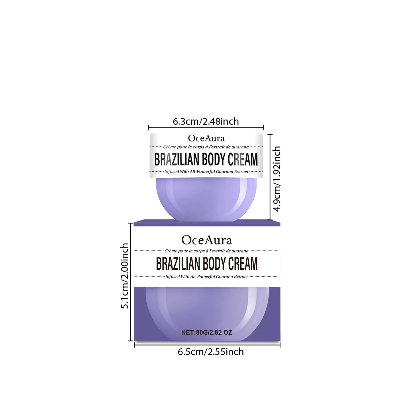 OceAura Body Skin Cream For Elasticity Firming And Nourishment