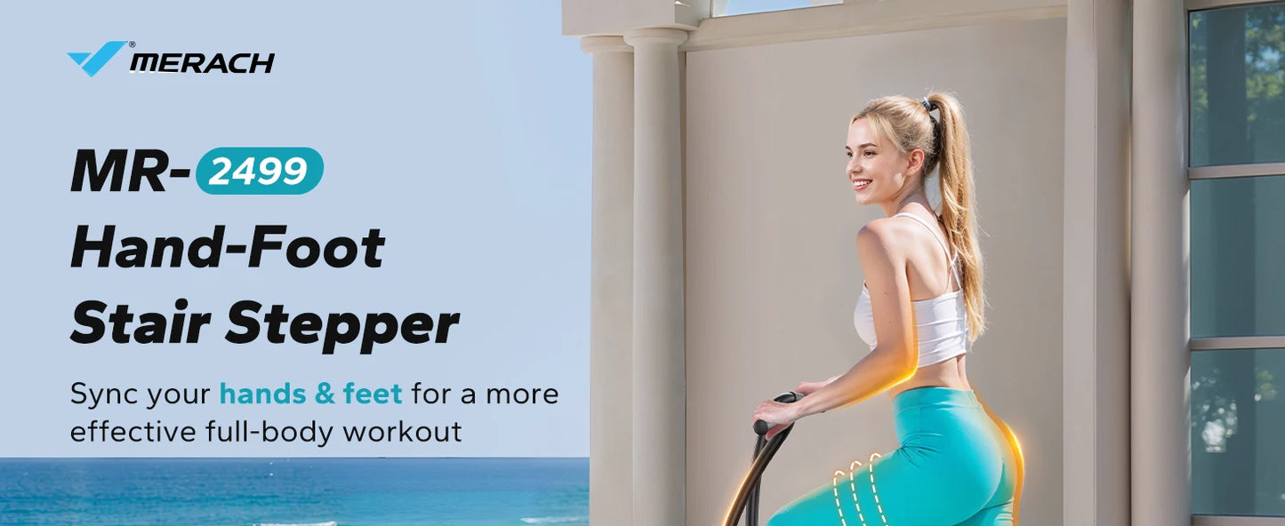 MERACH Stair Stepper Home Gym Full Body Workout Climber
