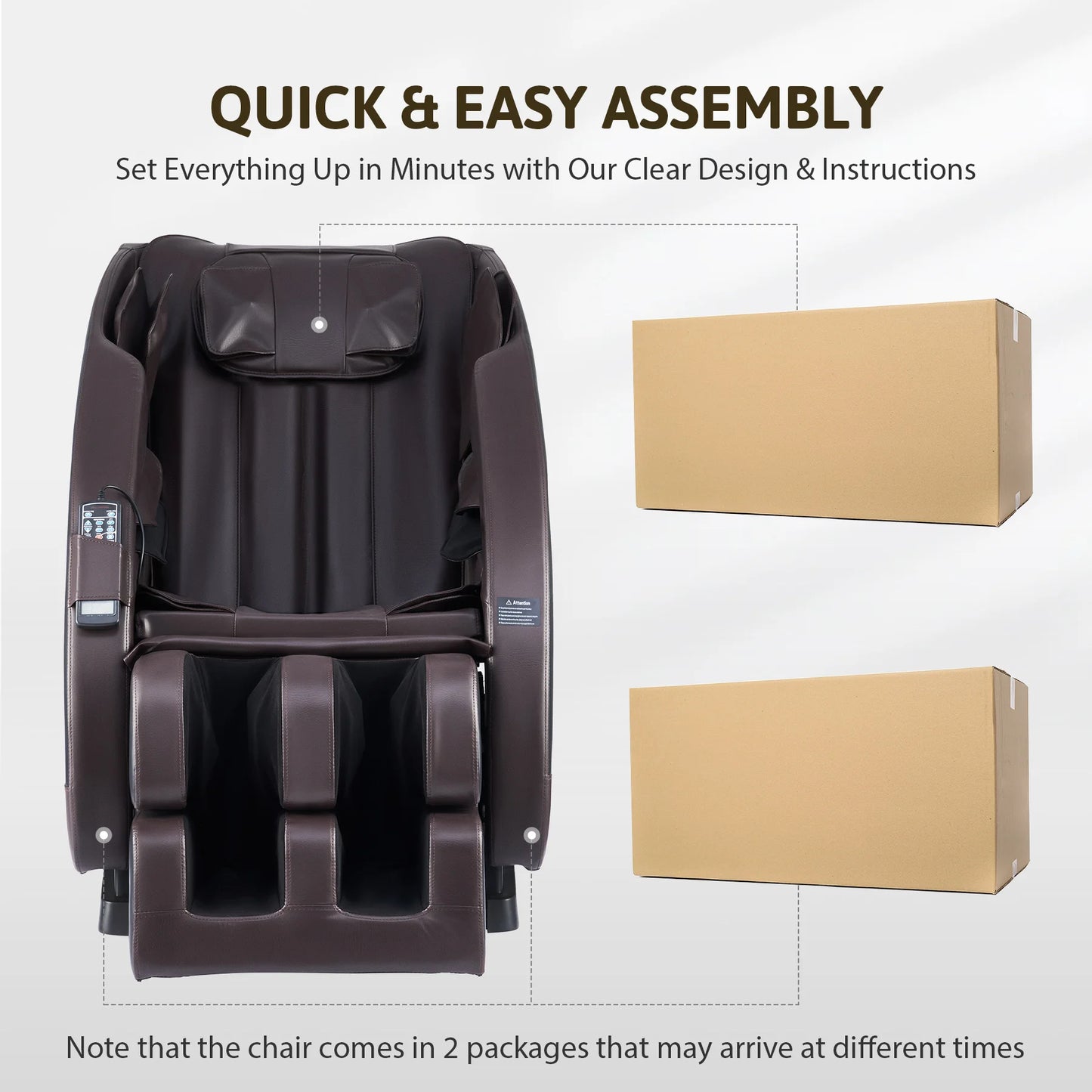 Vonoya Massage Chair With SL Track 22 Nodes And Heating