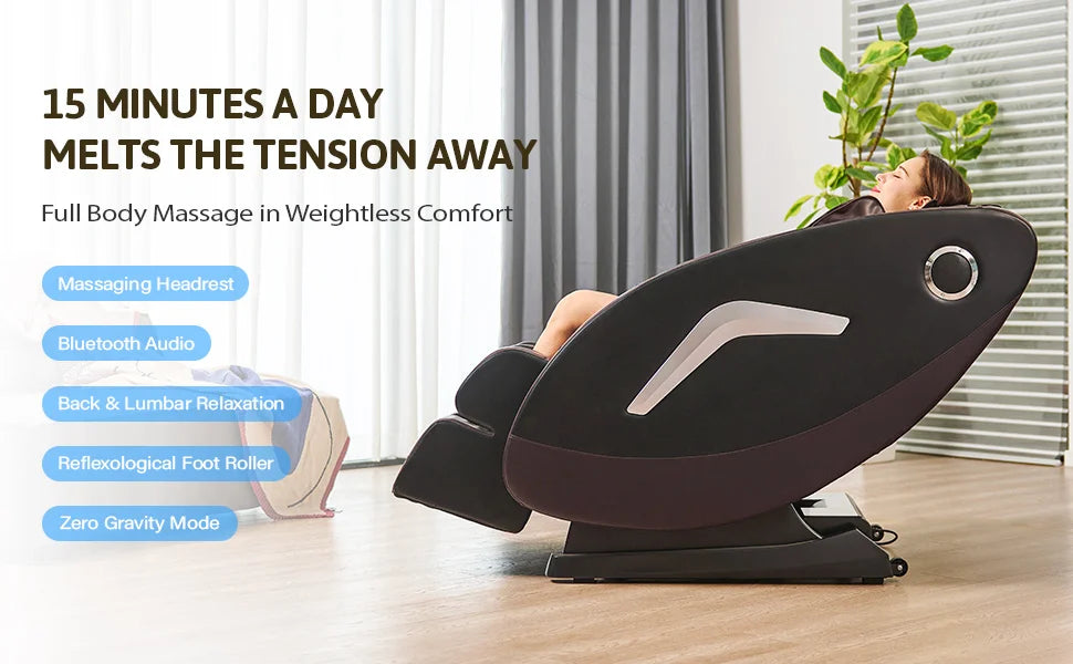 Vonoya Massage Chair With SL Track 22 Nodes And Heating