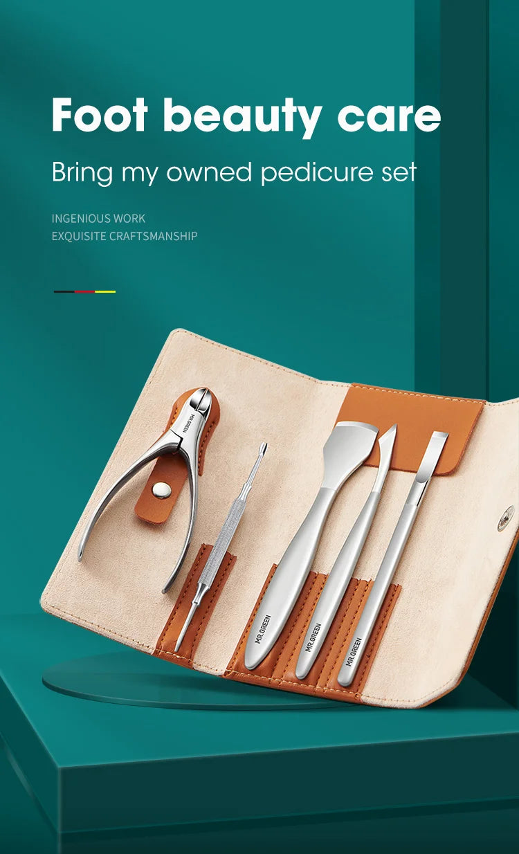 MR.GREEN Pedicure Knife Set Stainless Steel for Ingrown Toenail