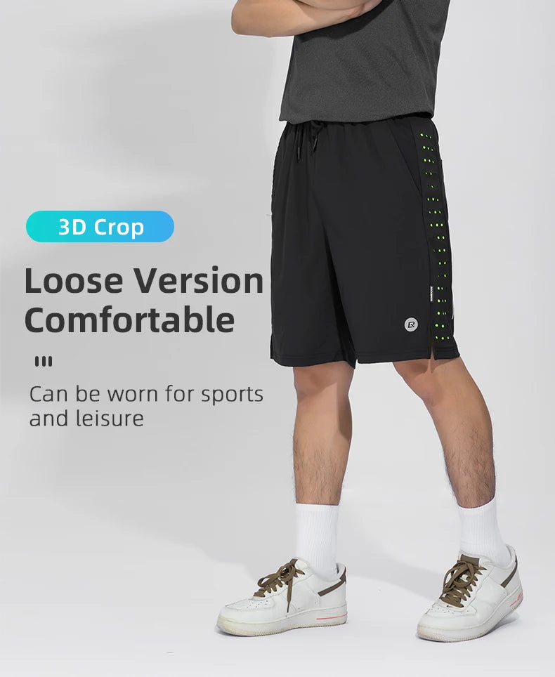 ROCKBROS Mens Bicycle Shorts Mountain MTB Quick Dry Breathable Pockets