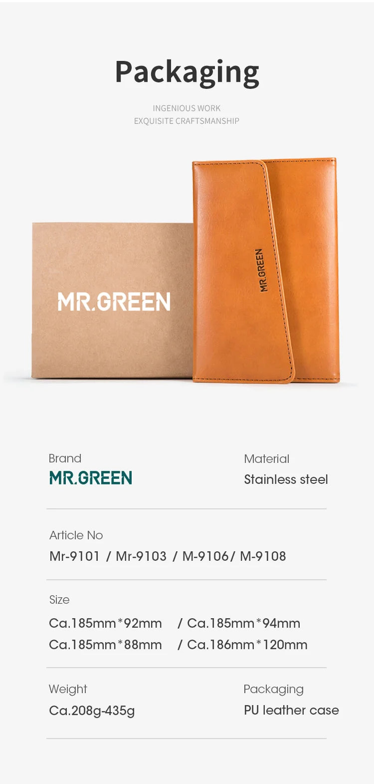 MR.GREEN Pedicure Knife Set Stainless Steel for Ingrown Toenail