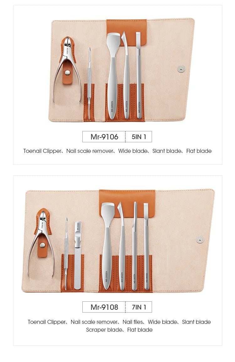 MR.GREEN Pedicure Knife Set Stainless Steel for Ingrown Toenail