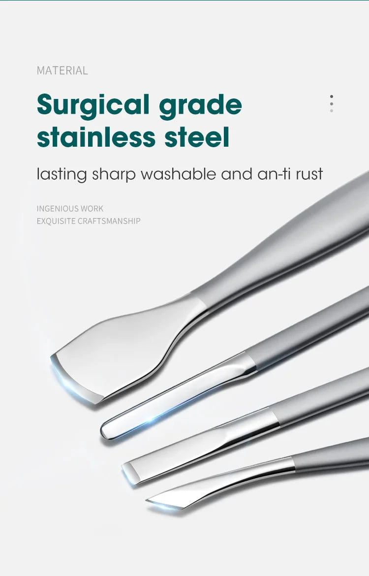 MR.GREEN Pedicure Knife Set Stainless Steel for Ingrown Toenail