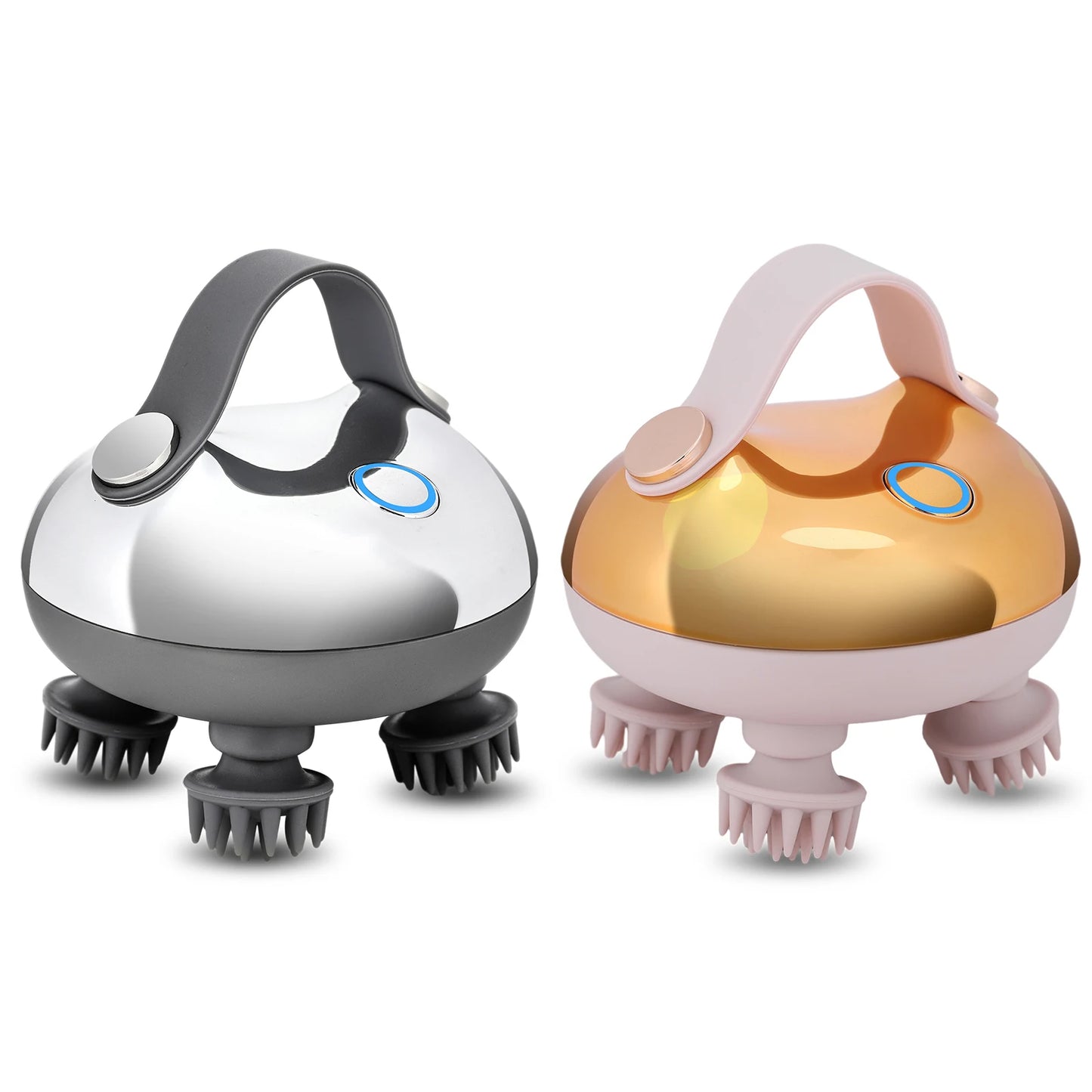 APWIKOGER Electric Scalp Massager With 8 Silicone Heads 3 Modes For Hair Growth