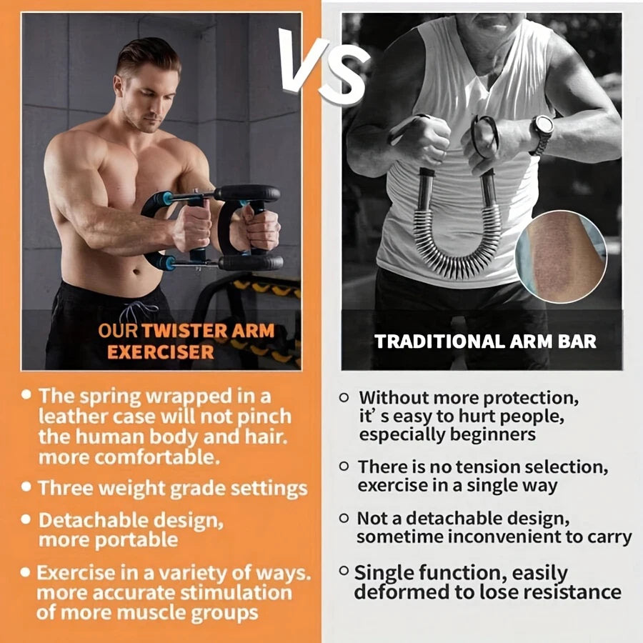 U Shaped Power Twister Bar Hand Gripper For Arm Training