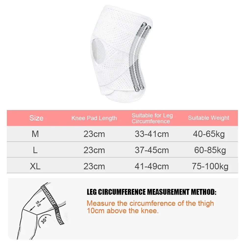 Craft Of Weaving Elastic Knee Pads For Sports Joint Protection