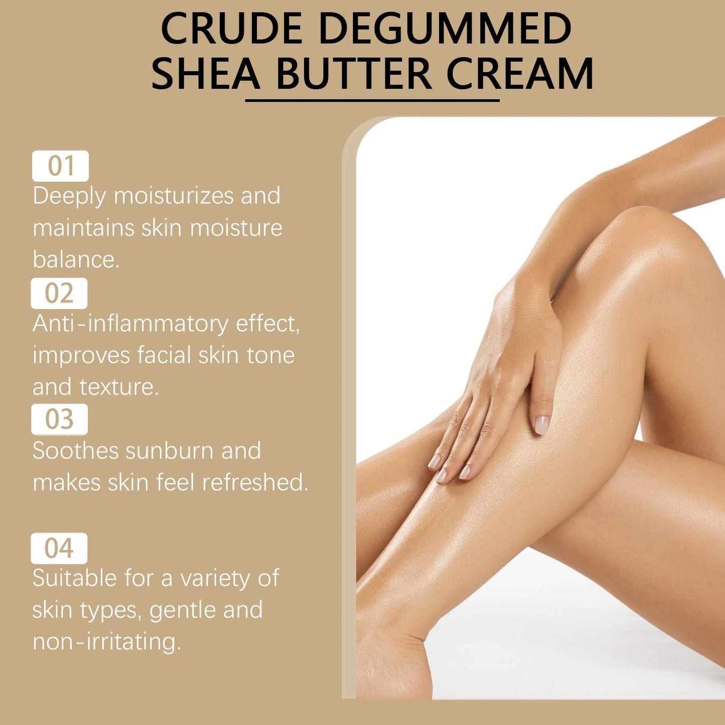 Woodsleep Shea Butter Moisturizing Cream for Face and Body