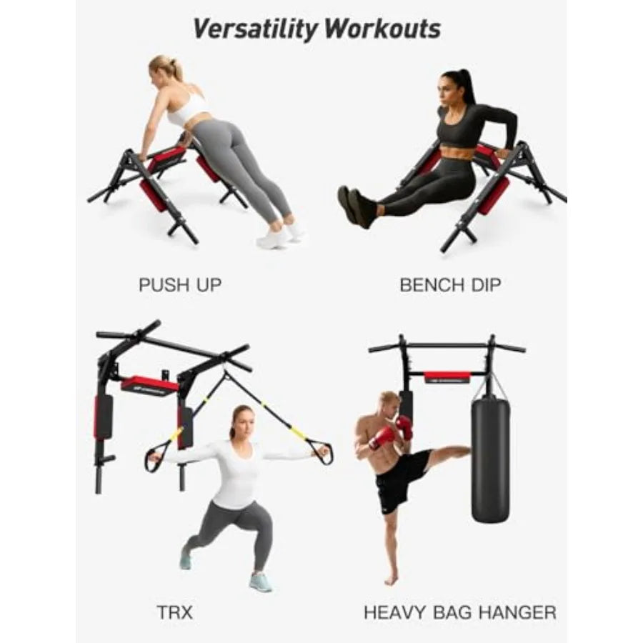 Crystal Fit Multifunctional Wall Mounted Pull Up Bar For Gym