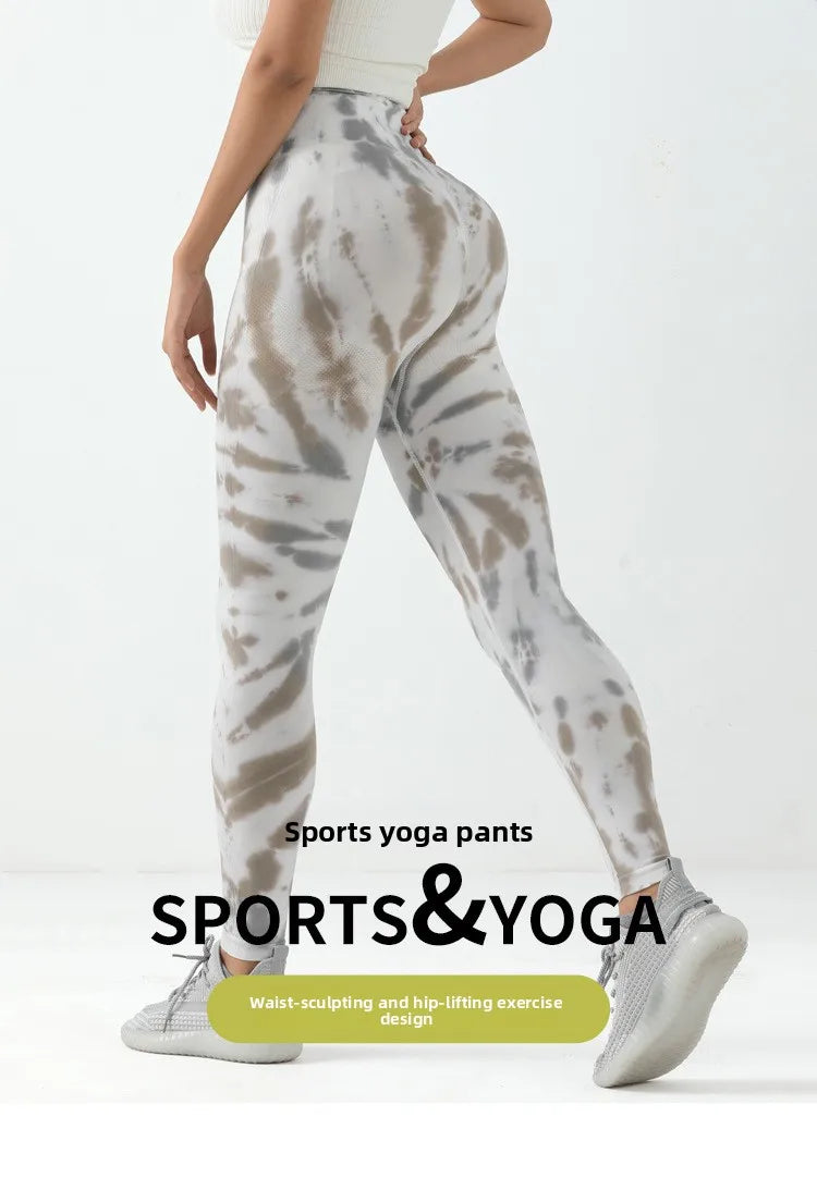 Juxuan Womens High Waist Seamless Gym Yoga Leggings For Running