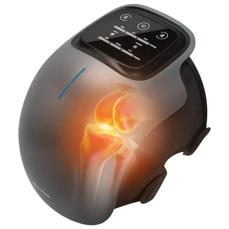 Medcursor Electric Heating Massage Knee Pad Wireless Heated Knee Massager Temperature Hot Compress Vibration Massage