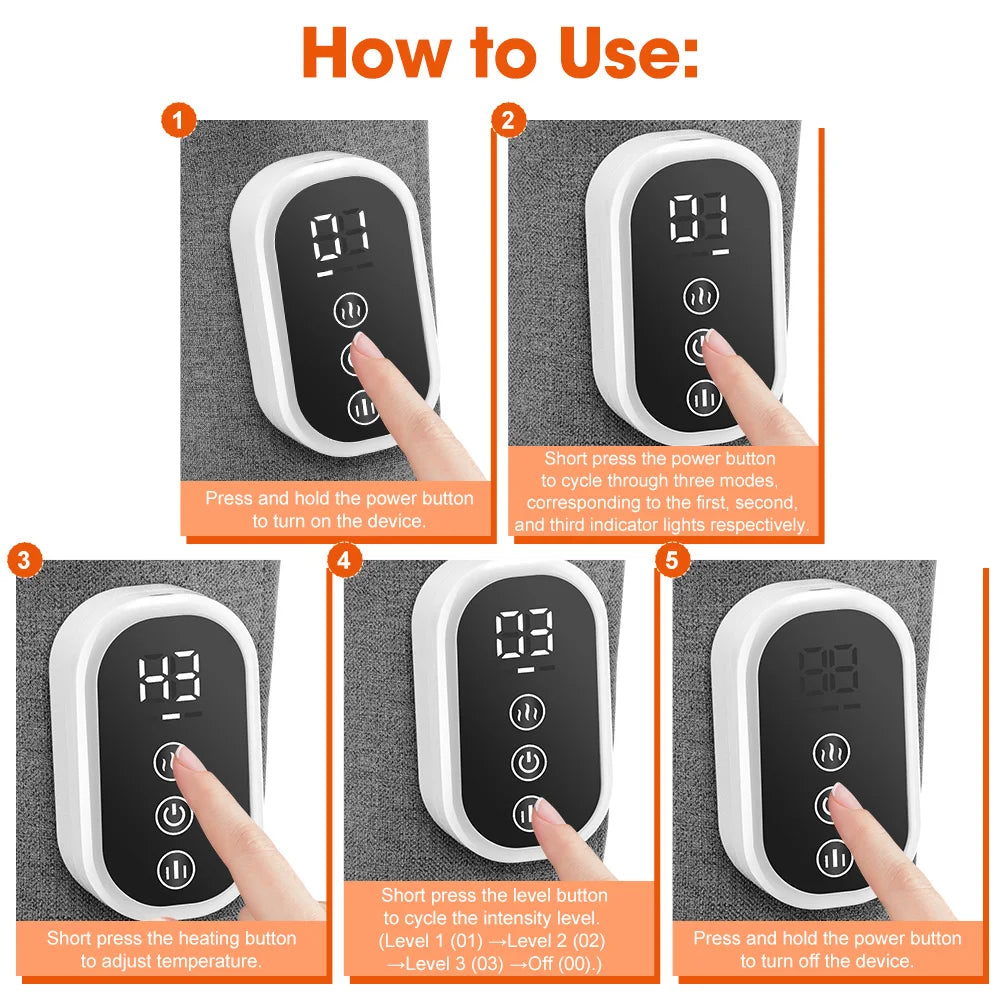 PastSky 360 Air Pressure Calf Massager Wireless Leg Massage