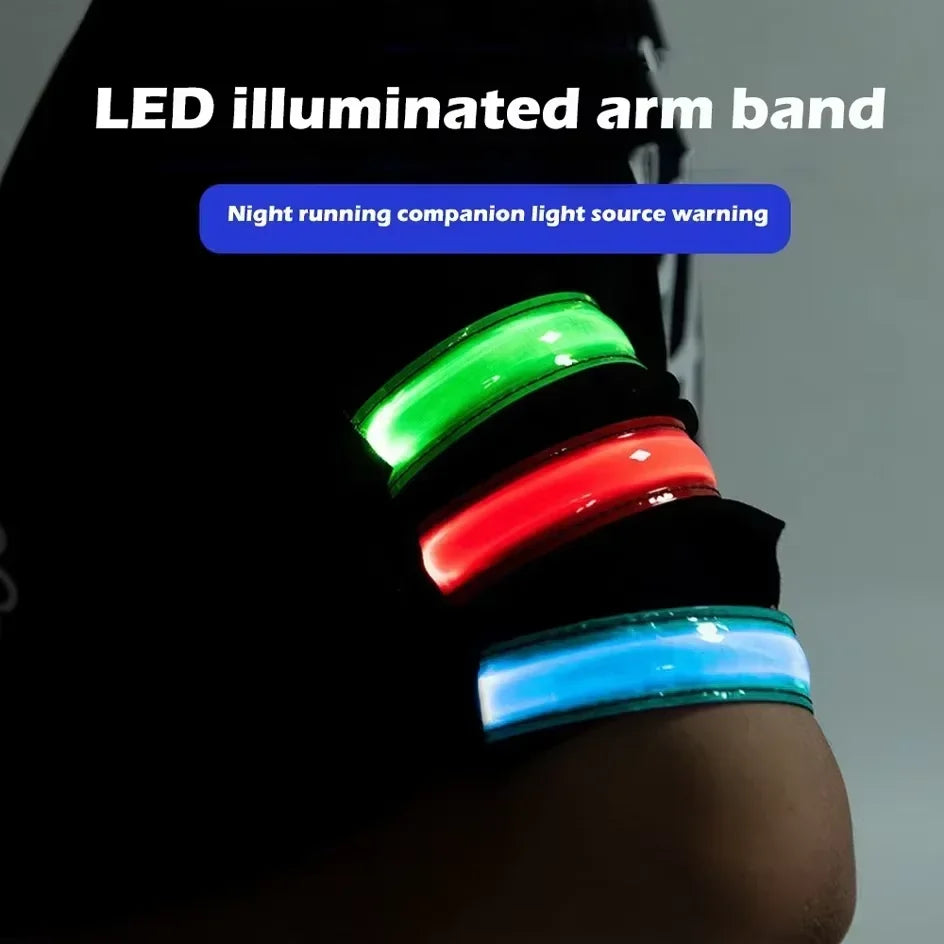 LED Light Strap Armband Night Running Outdoor Sports