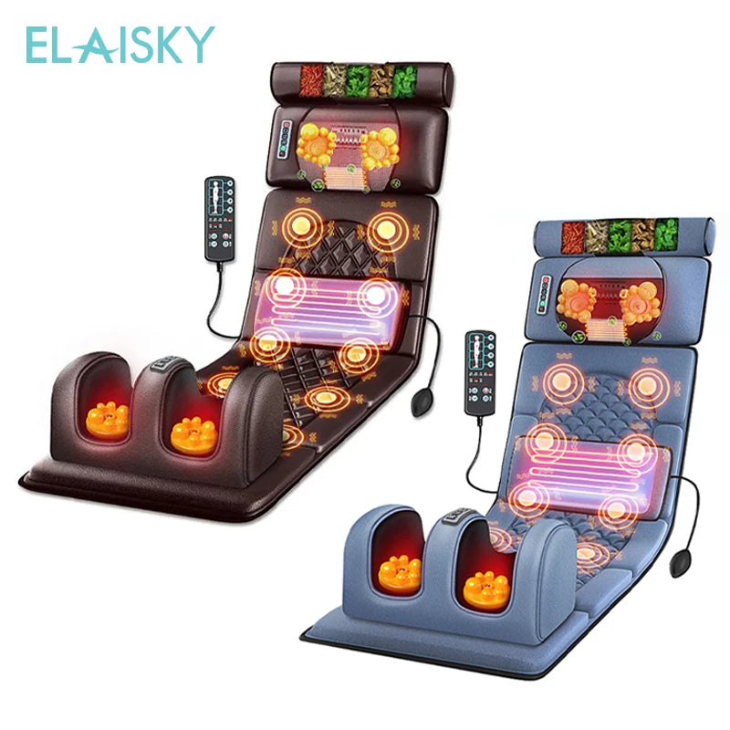 ELAISKY Electric Full Body Massage Cushion With Heating Infrared