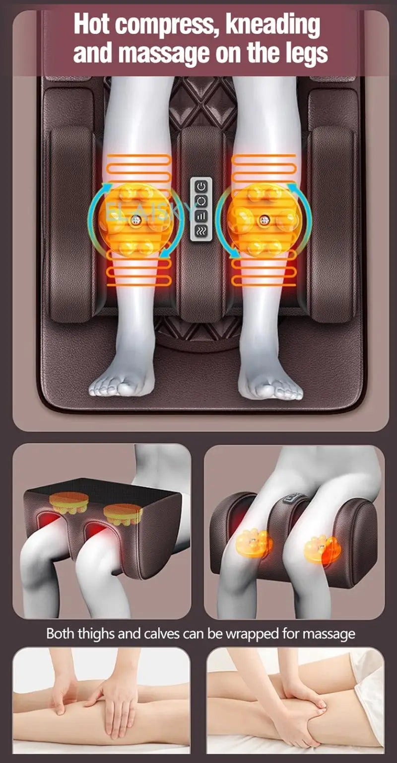 ELAISKY Electric Full Body Massage Cushion With Heating Infrared