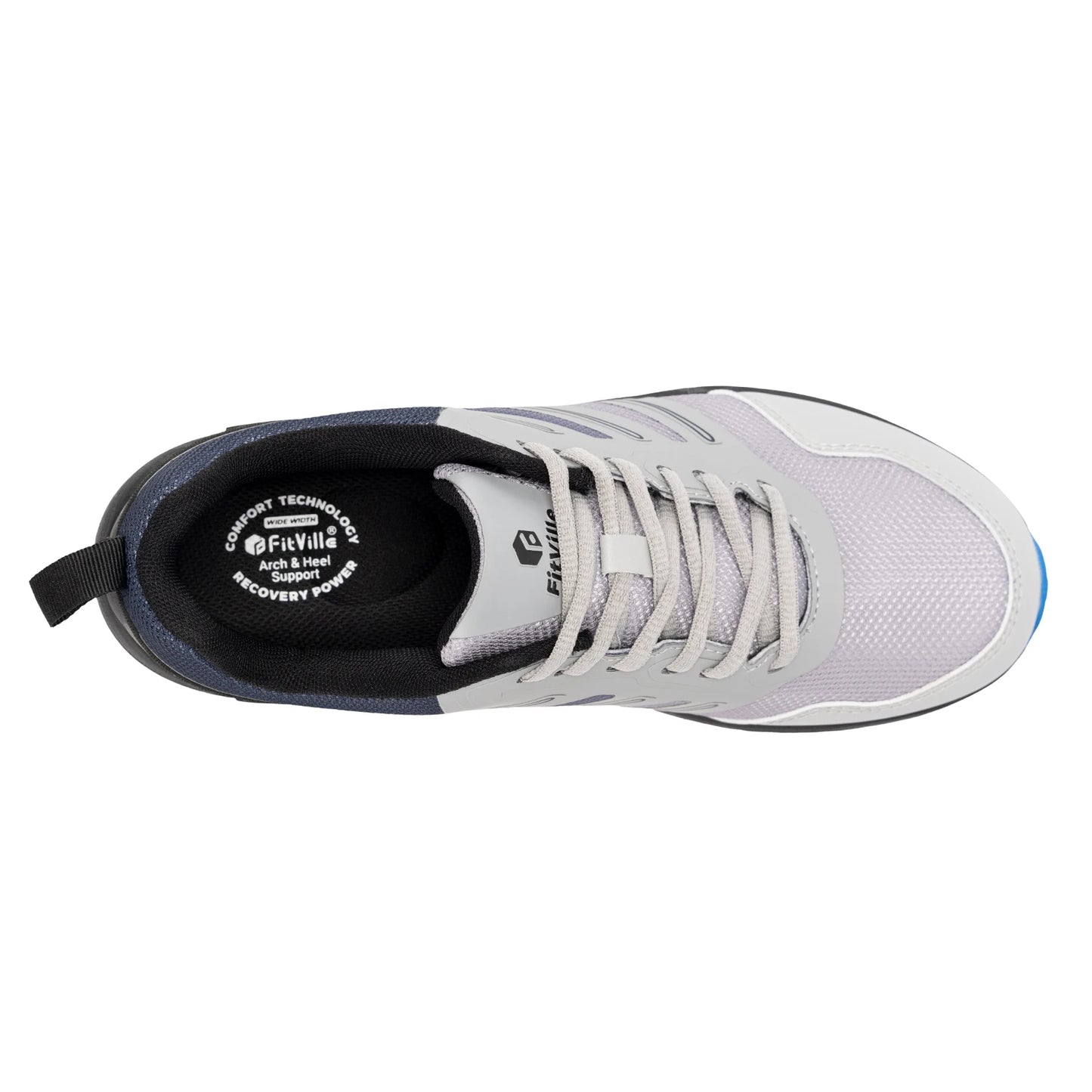 Fittington Mens Wide Toe Box Running Shoes For Heel Pain