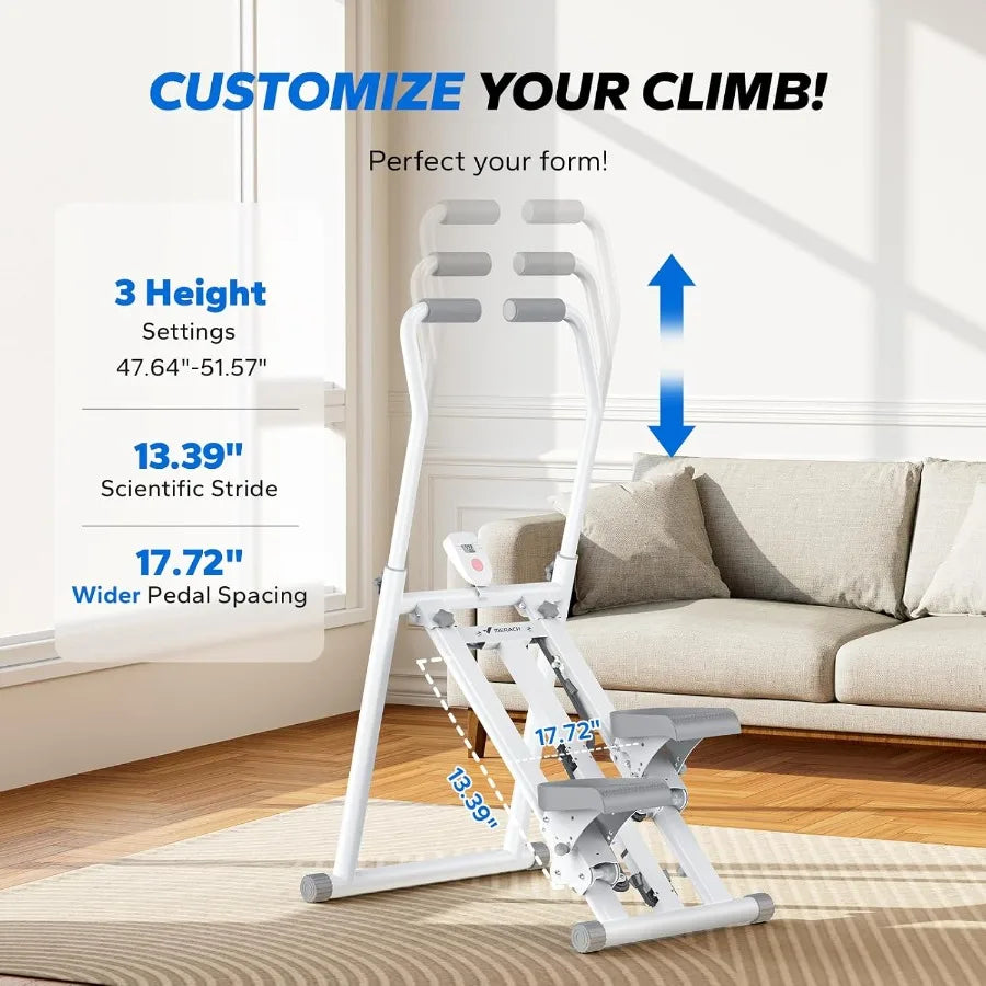 XMSJ Stair Stepper Pro 3 Level Resistance Stairmaster Home Gym