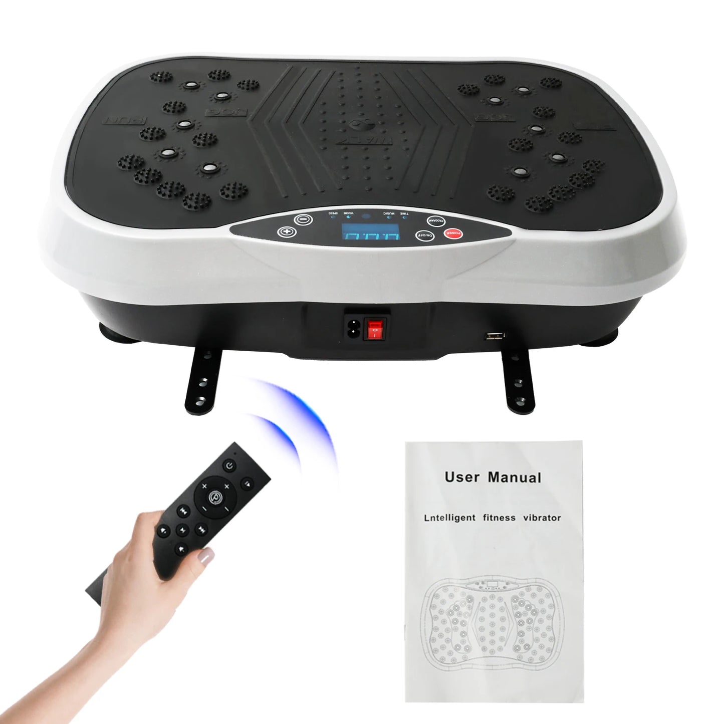 N Vibration Plate Exercise Machine For Home Fitness Whole Body Shaping Portable System