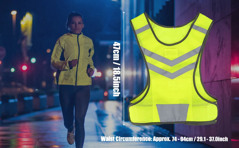 Hainan High Visibility Reflective Safety Vest for Outdoor Sports