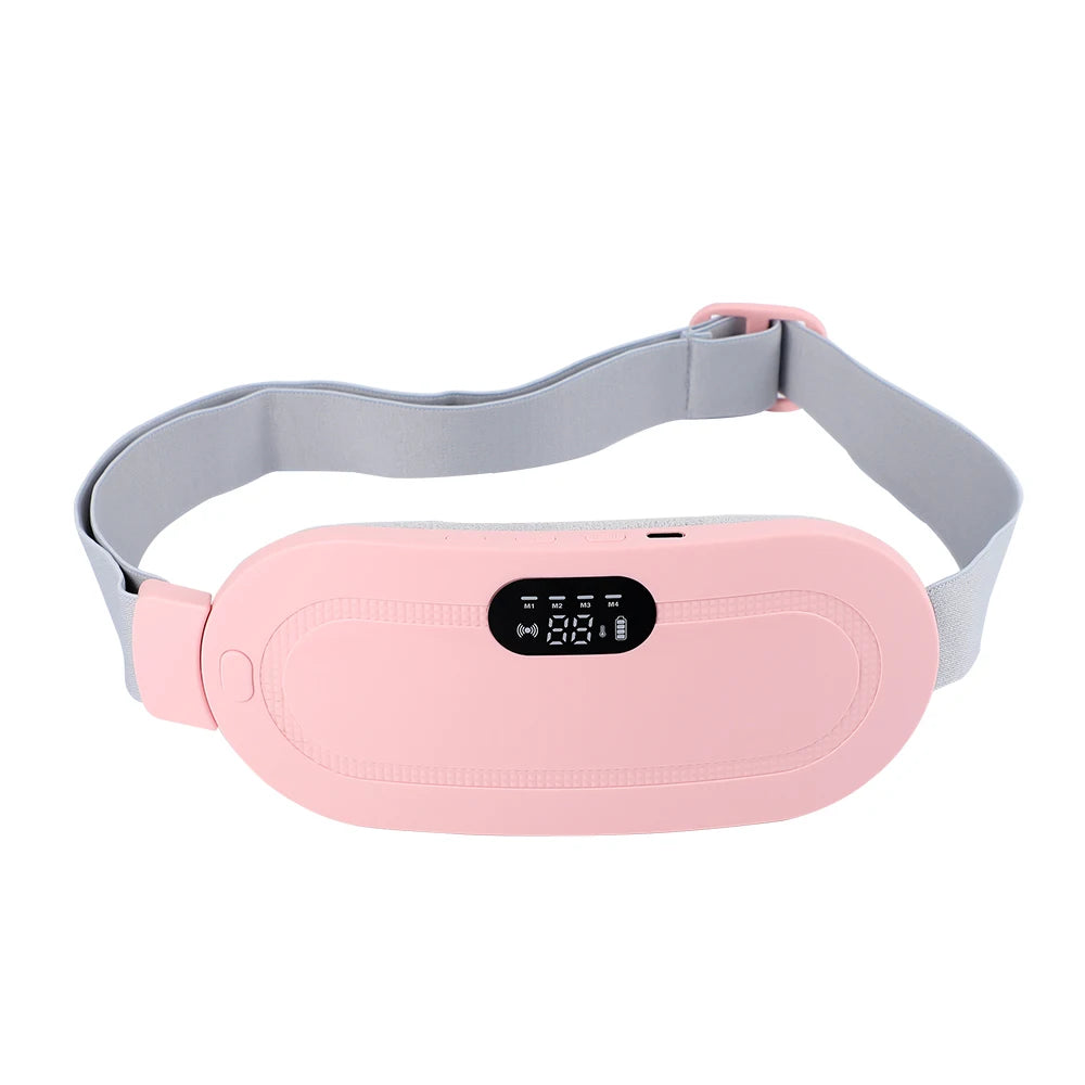 PASTSKY Menstrual Massager Belt With Heating And Vibrating Waist Warmer