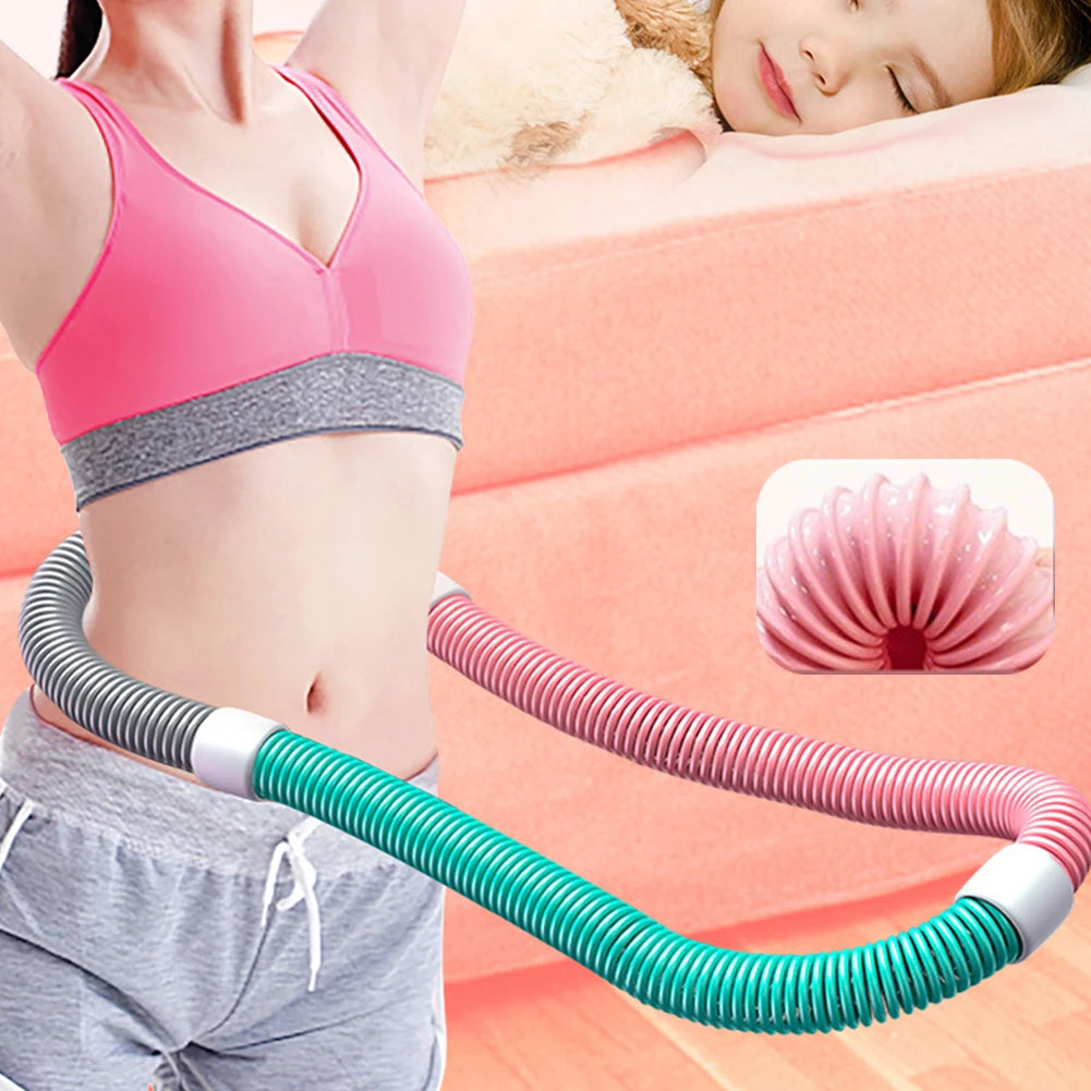 APWIKOGER Weighted Fitness Hoop Foldable Waist Toning Exercise
