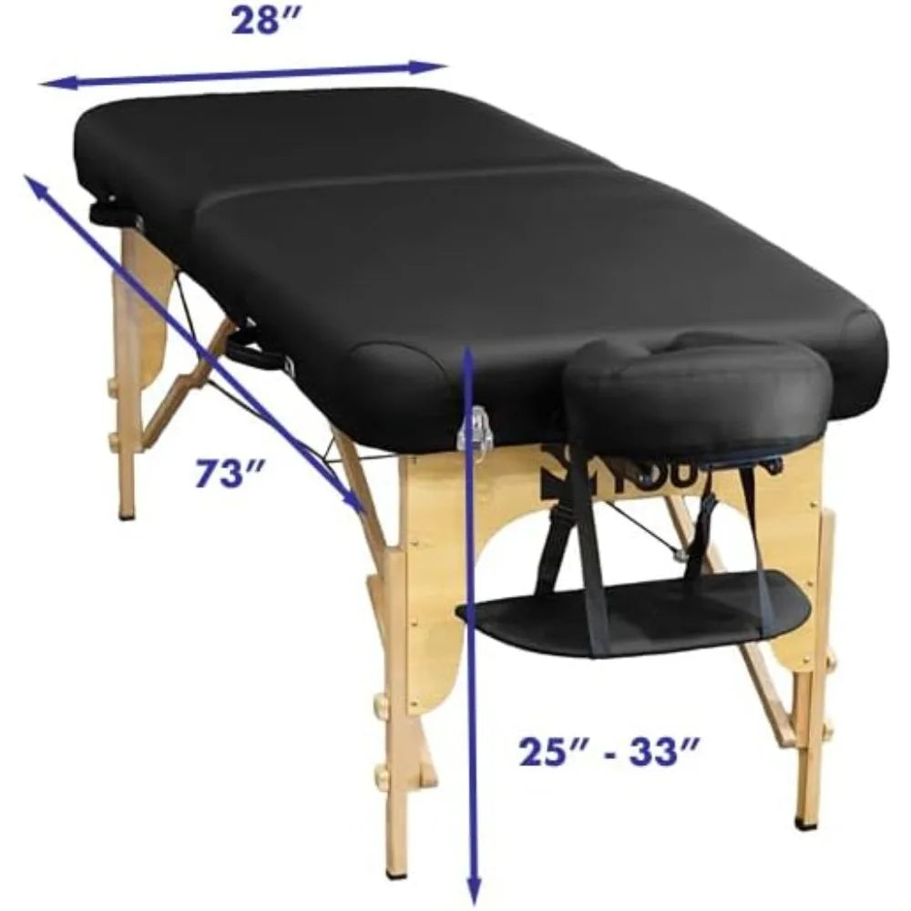 Premium Portable Massage Table With Luxury Cushion