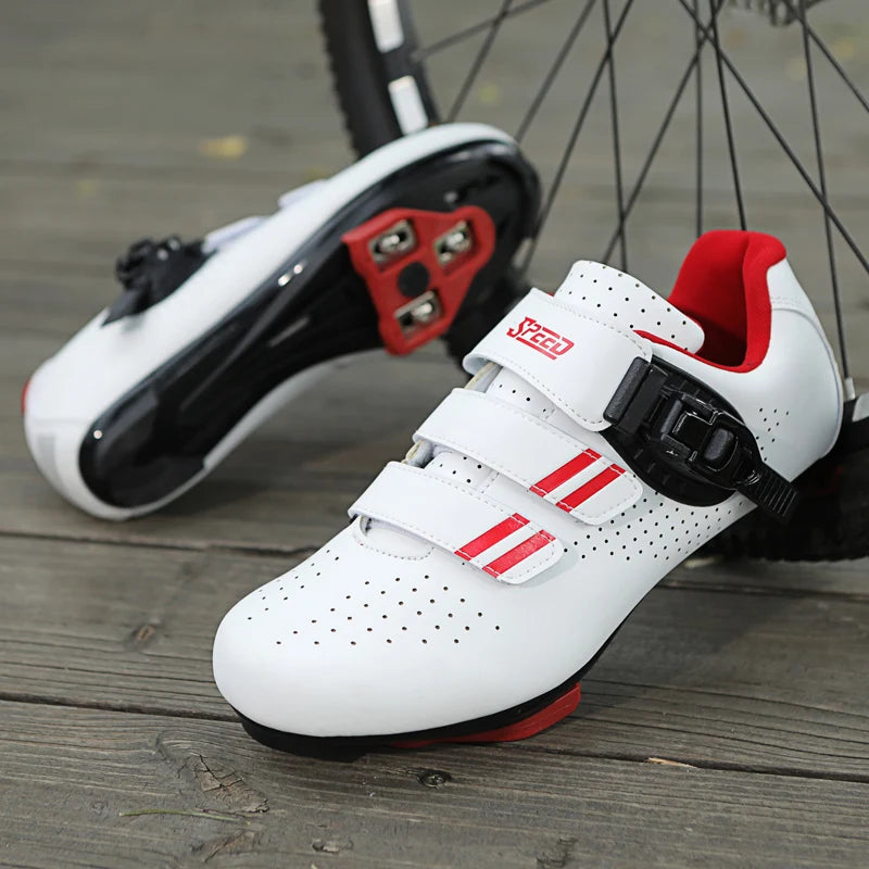Mens Cycling Shoes For Peloton Pedals Preinstalled Look Delta Cleats