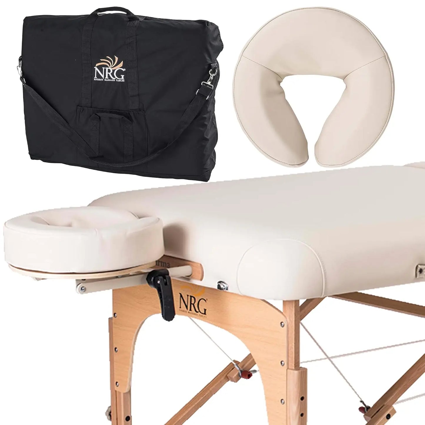 Portable Massage Table Package With Face Cradle And Carrying Case