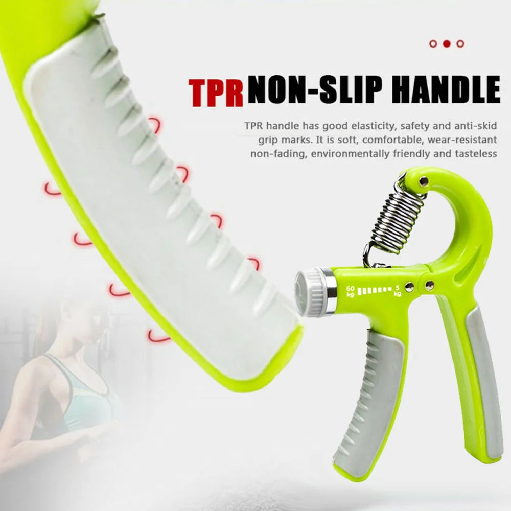 Adjustable Hand Grip Exerciser 5-60KG Strength Training