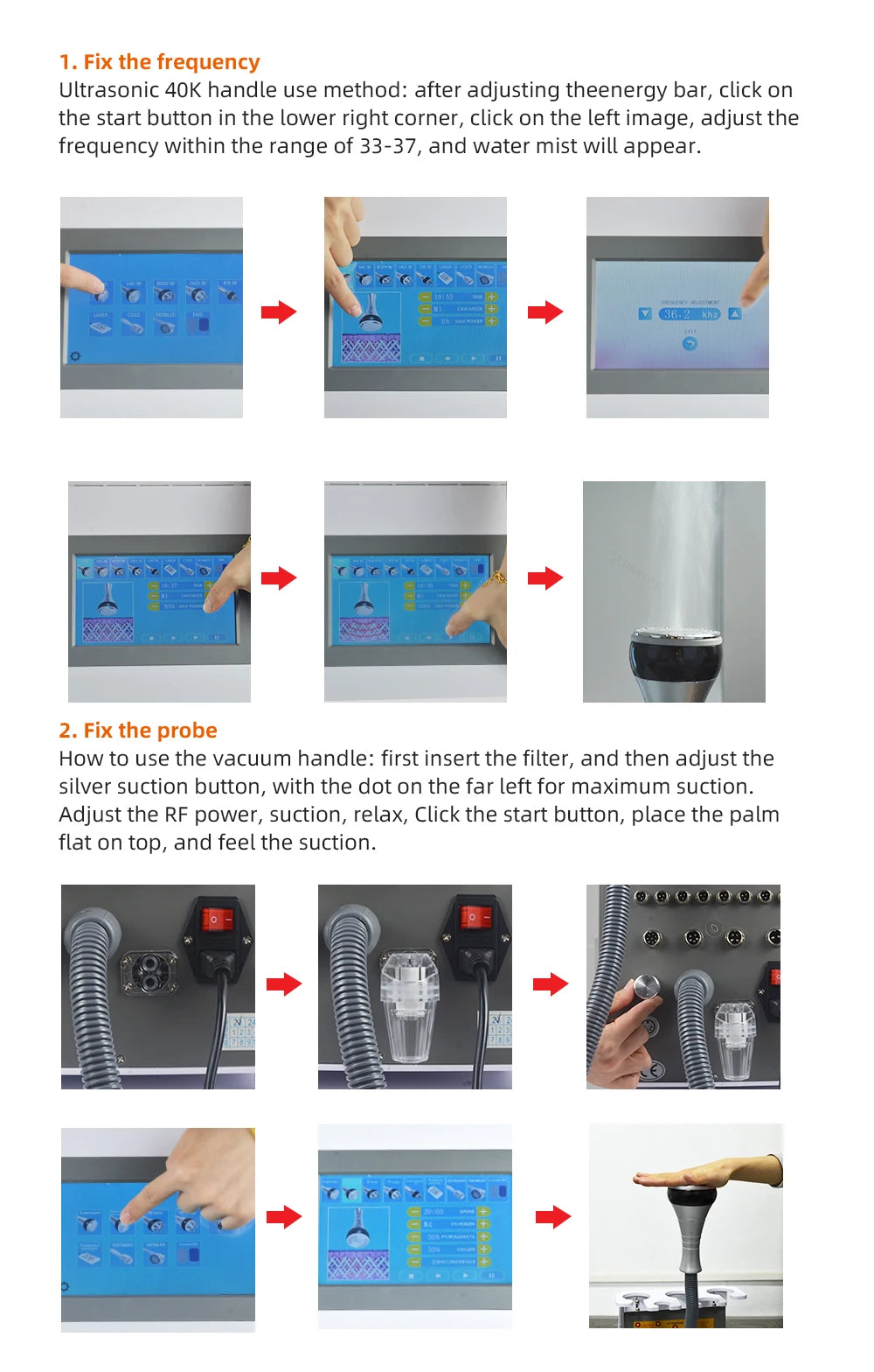 Skinterest Cavitation Vibration Skin Rejuvenation Tightening Machine