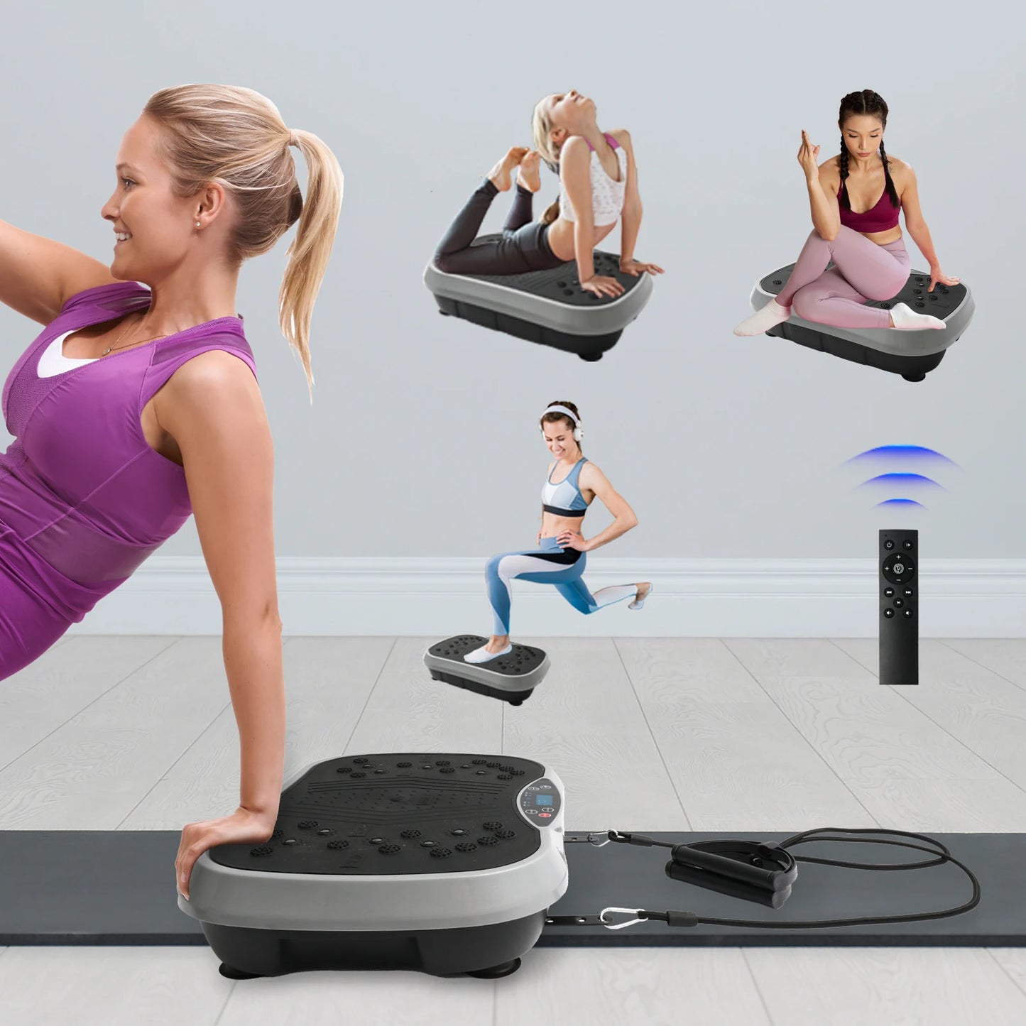 N Vibration Plate Exercise Machine For Home Fitness Whole Body Shaping Portable System